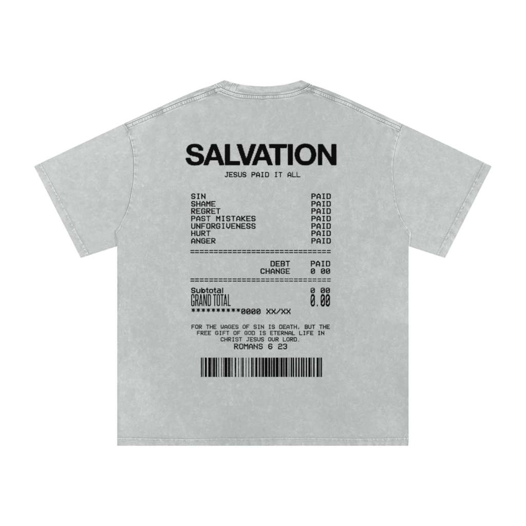Washed Oversized Salvation Tee