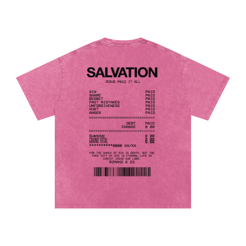 Washed Oversized Salvation Tee