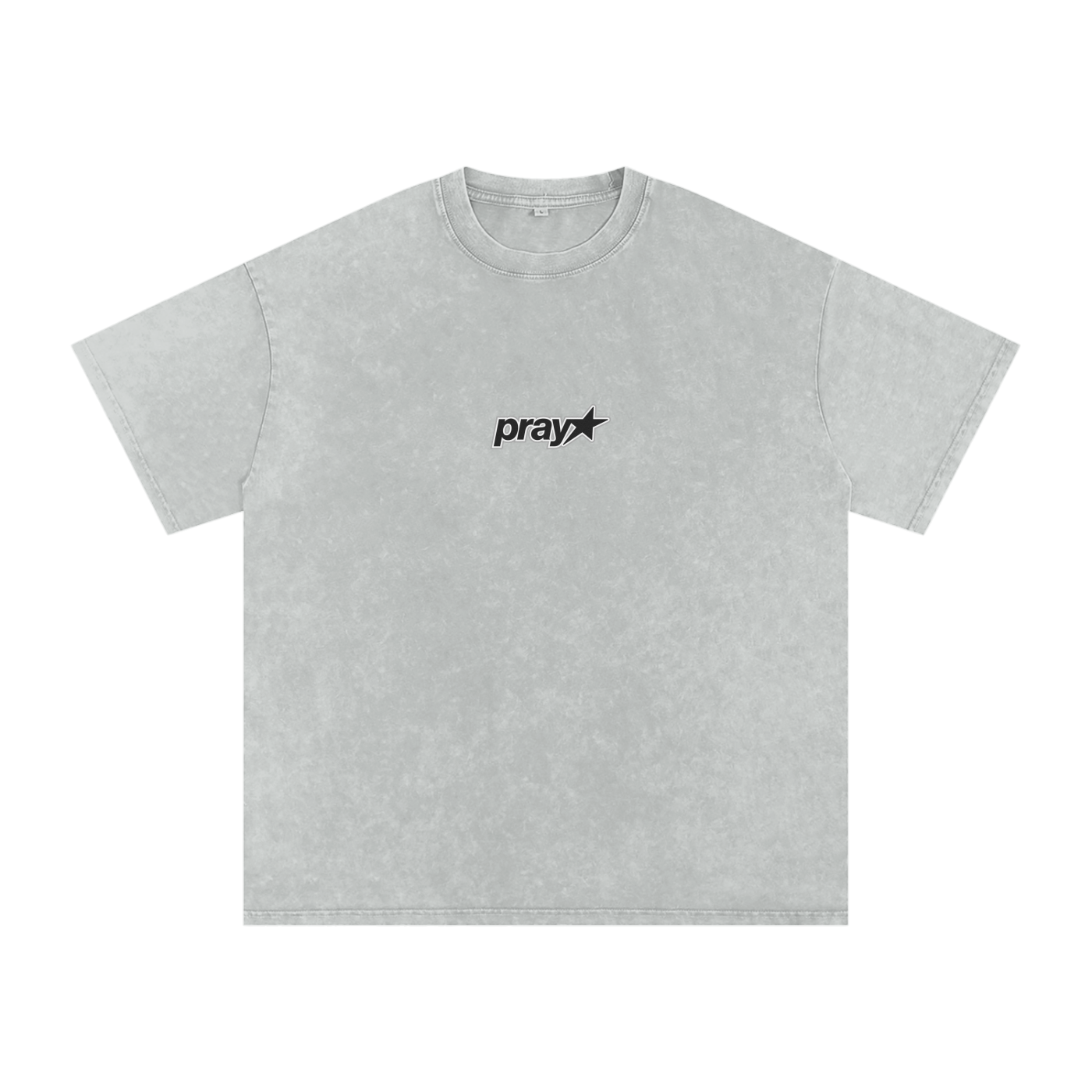 Washed Oversized Pray Tee
