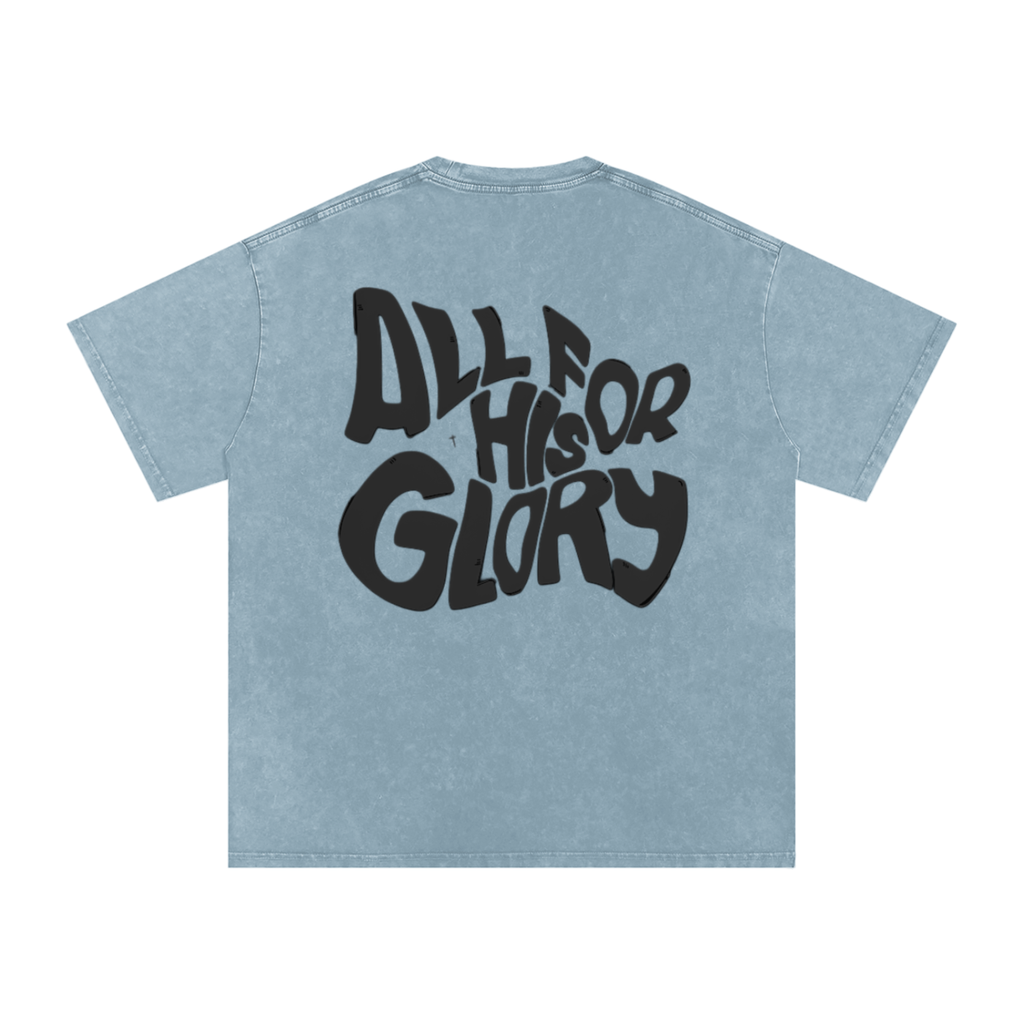 Washed Oversized Pray Tee