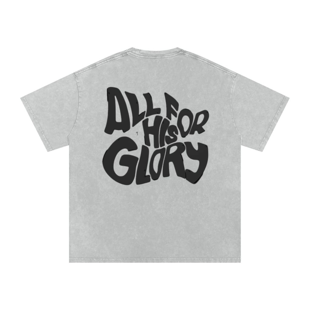 Washed Oversized Pray Tee