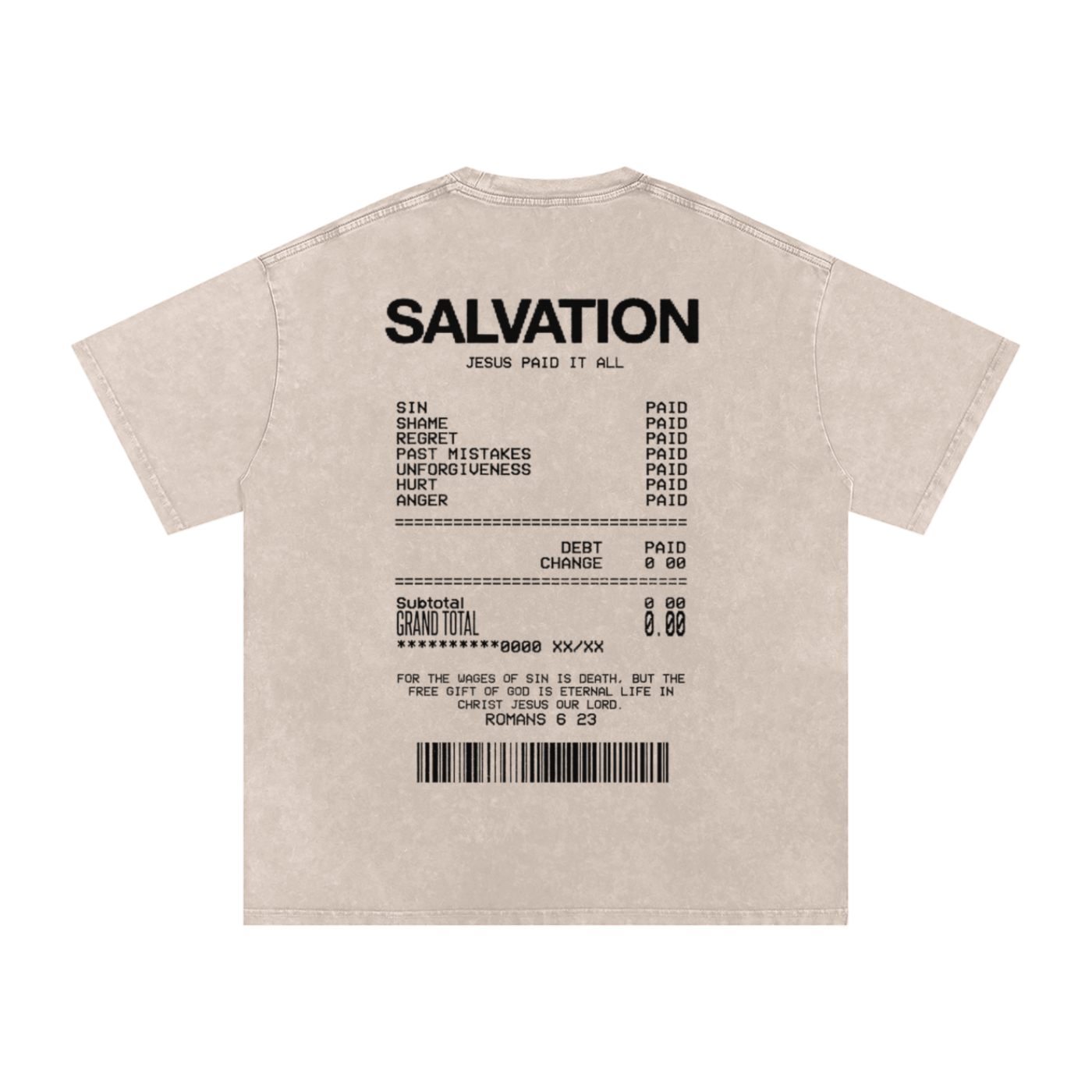 Washed Oversized Salvation Tee